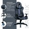 Кресло компьютерное BRABIX "GT Carbon GM-120", две подушки, экокожа, черное/синее, 531930 - фото 11114292