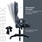 Кресло компьютерное BRABIX "GT Carbon GM-120", две подушки, экокожа, черное/синее, 531930 - фото 11114295