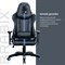 Кресло компьютерное BRABIX "GT Carbon GM-120", две подушки, экокожа, черное/синее, 531930 - фото 11114296