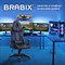 Кресло компьютерное BRABIX "GT Carbon GM-120", две подушки, экокожа, черное/синее, 531930 - фото 11114297
