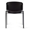 Стул STAFF "Iso Plast CF-009", хром каркас, пластик черный, 532571 - фото 11117481