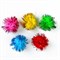 Помпоны для творчества, блестящие, 5 цветов, 25 мм, 30 шт., ОСТРОВ СОКРОВИЩ, 661425 - фото 11139617