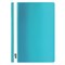 Скоросшиватель пластиковый BRAUBERG, А4, 130/180 мкм, бирюзовый, 228675 - фото 11159238