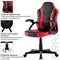 Кресло компьютерное BRABIX "Shark GM-203", экокожа, черное/красное, 532512 - фото 11183487