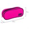 Пенал-косметичка BRAUBERG овальный, полиэстер, "Pink", 22х9х5 см, 229270 - фото 11184645