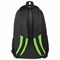 Рюкзак BRAUBERG HIGH SCHOOL универсальный, 3 отделения, "Лайм", черный/салатовый, 46х31х18 см, 225524 - фото 11208426