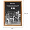 Рамка 21х30 см, дерево, багет 14 мм, BRAUBERG "Elegant", мокко, акриловый экран, 391298 - фото 11215813