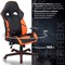 Кресло компьютерное BRABIX "Storm GM-006", регулируемые подлокотники, экокожа, черное/оранжевое, 532502 - фото 11219766
