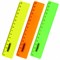 Линейка пластиковая 15 см, ПИФАГОР, неоновая, ассорти, с волнистым краем, 210614 - фото 11246459
