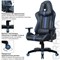 Кресло компьютерное BRABIX "GT Carbon GM-120", две подушки, экокожа, черное/синее, 531930 - фото 11265697