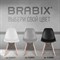Стулья BRABIX "Eames CF-010", КОМПЛЕКТ 4 шт., пластик черный, опоры дерево/металл, 532631, 2033A - фото 11266255