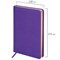 Ежедневник недатированный А5, 138х213 мм, BRAUBERG "Iguana", под кожу, 160 л., сиреневый, 114455 - фото 11292571