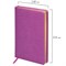 Ежедневник недатированный А5, 138х213 мм, BRAUBERG "Iguana", под кожу, 160 л., лиловый, 114456 - фото 11292584