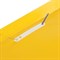 Скоросшиватель пластиковый ЮНЛАНДИЯ, А4, 130/180 мкм, желтый 228677 - фото 11298290