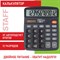 Калькулятор настольный STAFF PLUS DC-111 (180x145 мм), 12 разрядов, двойное питание, +БАТАРЕЙКА АА, 250427 - фото 11325941
