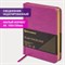 Ежедневник недатированный МАЛЫЙ ФОРМАТ 100x150 мм, А6, BRAUBERG Iguana под кожу, 160 л., розовый, 114469 - фото 11339721