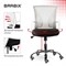 Кресло BRABIX "Wings MG-306", пластик белый, хром, сетка, серое/черное, 532010 - фото 11349717