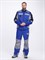 Костюм Формула (тк.Смесовая,240) брюки, васильковый/т.синий/св.серый - фото 11364618