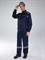 Костюм Практик СОП (тк.Смесовая,210) п/к, т.синий/черный - фото 11368426