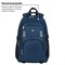 Рюкзак BRAUBERG DELTA универсальный, 2 отделения, с отделением для ноутбука, "Mercury", синий, 49х34х15 см, 226348 - фото 11559620
