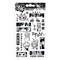 Наклейки-тату переводные АССОРТИ, Ч/Б, 11х20 см, PY - фото 11560623