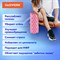 Массажные ролики для йоги и фитнеса 2 в 1, фигурный 33х14 см, цилиндр 33х10 см, розовый/чёрный, DASWERK (ДАСВЕРК), 680025 - фото 11717957