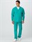 Костюм мужской ХАССП-База (тк.ТиСи,120), бирюзовый - фото 11729938