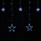 Электрогирлянда-занавес комнатная "Звезды" 3х0,5 м, 108 LED, мультицветная, 220 V, ЗОЛОТАЯ СКАЗКА, 591356 - фото 11745265