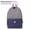 Рюкзак BRAUBERG SYDNEY универсальный, карман с пуговицей, бело-синий, узор клетка, 38х27х12 см, 228840 - фото 11745957