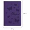 Обложка для паспорта STAFF, бархатный полиуретан, "Бабочки", фиолетовая, 237618 - фото 11764938