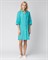 Халат женский Лира (тк.ТиСи), бирюзовый - фото 11810161