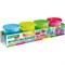 Пластилин-тесто для лепки BRAUBERG KIDS, 4 цвета, 560 г, яркие неоновые цвета, крышки-штампики, 106716 - фото 11810235