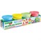 Пластилин-тесто для лепки BRAUBERG KIDS, 4 цвета, 560 г, пастельные цвета, крышки-штампики, 106717 - фото 11810237