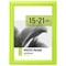 Рамка 15х21 см небьющаяся, багет 17,5 мм, пластик, BRAUBERG "Colorful", салатовая, 391243 - фото 11819349