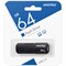 Флеш-диск 64 GB SMARTBUY Clue, USB 2.0, черный, SB64GBCLU-K - фото 11820096
