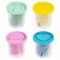Пластилин-тесто для лепки BRAUBERG KIDS, 4 цвета, 560 г, пастельные цвета, крышки-штампики, 106717 - фото 12076512