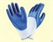 Перчатки нейлоновые с нитриловым покрытием РЧ - фото 12121762