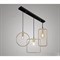 Подвесной светильник Мелодия Света A185-3 BK+GD - фото 12229241