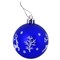 Шары ёлочные 16 шт., 6 см, "Русская Зима", пластик, цвет: синий/белый, ЗОЛОТАЯ СКАЗКА, 591985 - фото 12510442