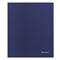 Папка на 4 кольцах BRAUBERG "Диагональ", 40 мм, темно-синяя, до 300 листов, 0,9 мм, 221350 - фото 12529217