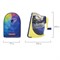 Точилка механическая BRAUBERG "MULTICOLOR", корпус с печатью, 228489 - фото 12530849