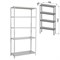 Стеллаж металлический BRABIX "MS KD-195/30-5", 1950х1000х300 мм, 5 полок, сборная стойка, 291118, S240BR243502 - фото 12536926