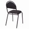 Стул для посетителей РС00М, черный каркас, ткань черная - фото 12546914