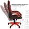 Кресло компьютерное BRABIX "Blaze GM-162", TW/экокожа, черное/красное, 532580, 7083508 - фото 12552033