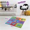 Коврик-пазл напольный 0,9х0,9 м, мягкий, "Машинки", 9 частей 30х30 см, толщина 1 см, ЮНЛАНДИЯ, 664667 - фото 12558616