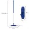 Швабра КОМПЛЕКТ черенок 75-140 см + флаундер + МОП микрофибра (ТИП К), еврорезьба, YORK "Smart", 81140 - фото 12574833