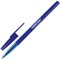 Ручка шариковая ОФИСМАГ "Офисная", СИНЯЯ, корпус синий, узел 1 мм, линия письма 0,5 мм, 141117 - фото 12648159