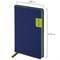 Ежедневник недатированный А5 (138х213 мм), BRAUBERG "AIM", под кожу, 136 л., темно-синий, 113423 - фото 13099971