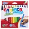 Фломастеры утолщенные CARIOCA "Jumbo", 12 цветов, суперсмываемые, вентилируемый колпачок, картонная упаковка, 40569 - фото 13102976