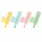 Набор текстовыделителей 4 ЦВЕТА, BRAUBERG "ORIGINAL PASTEL", линия письма 1-5 мм, 151697 - фото 13103556